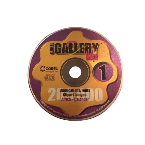 Corel Gallery Magic 200,000 Clipart 8 CDs boxset (Win31) (1998) (Eng). N… - Picture 4 of 11